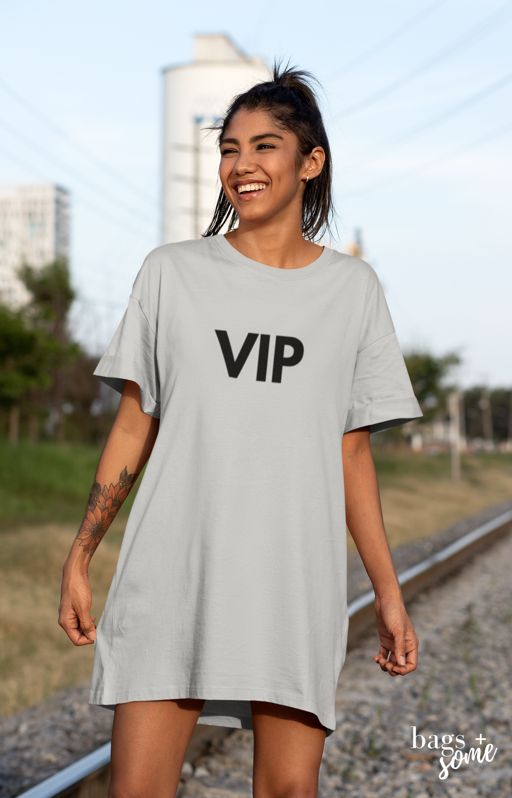 Organic Cotton VIP T-Shirt Dress