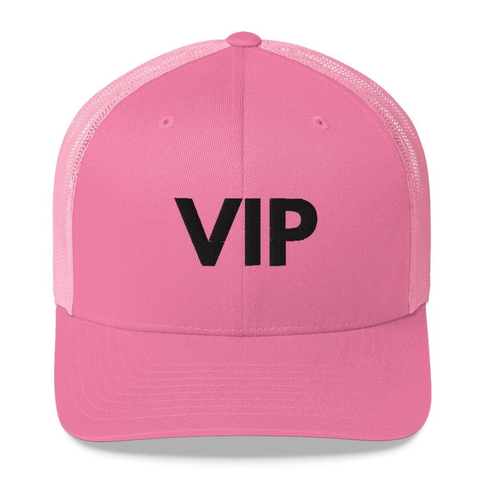 VIP Trucker Adult Cap White/Black/Navy/Pink/Orange/Tan