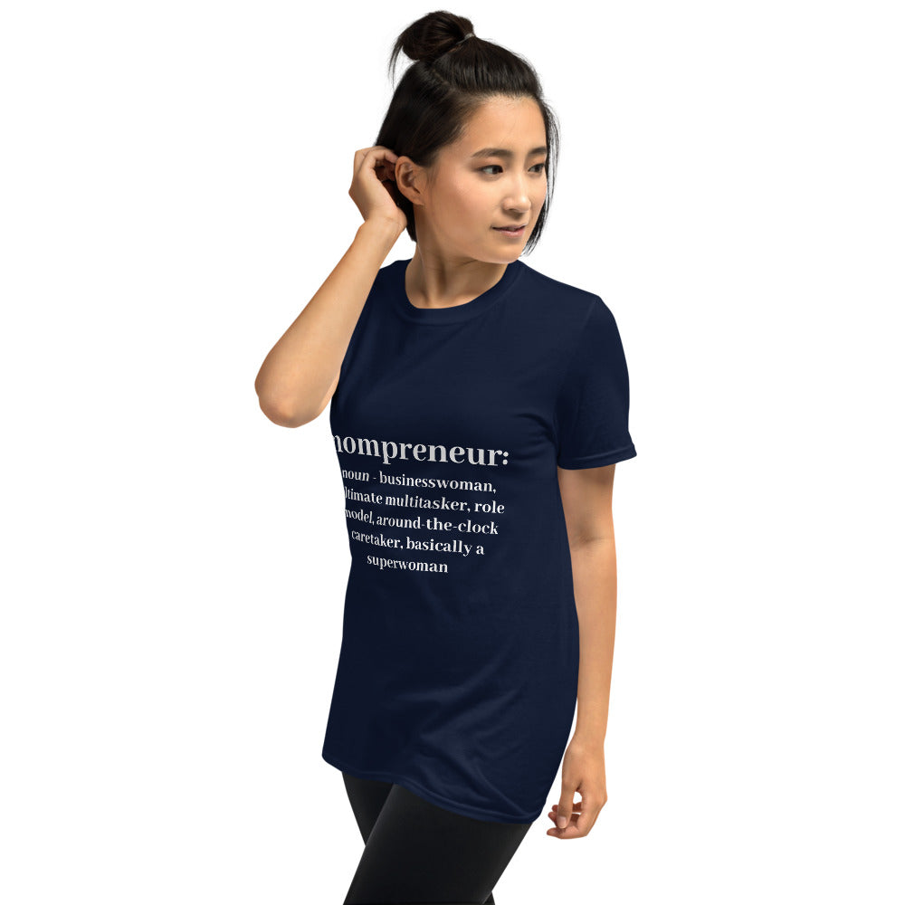 Mompreneur Short-Sleeve Women's T-Shirt Black/Navy/Gray