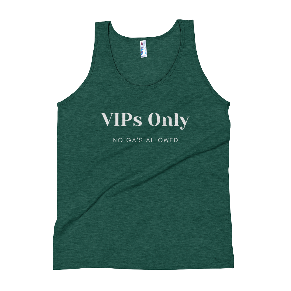 VIPs Only Unisex Tank Top Black/Gray/Blue/Green/Maroon