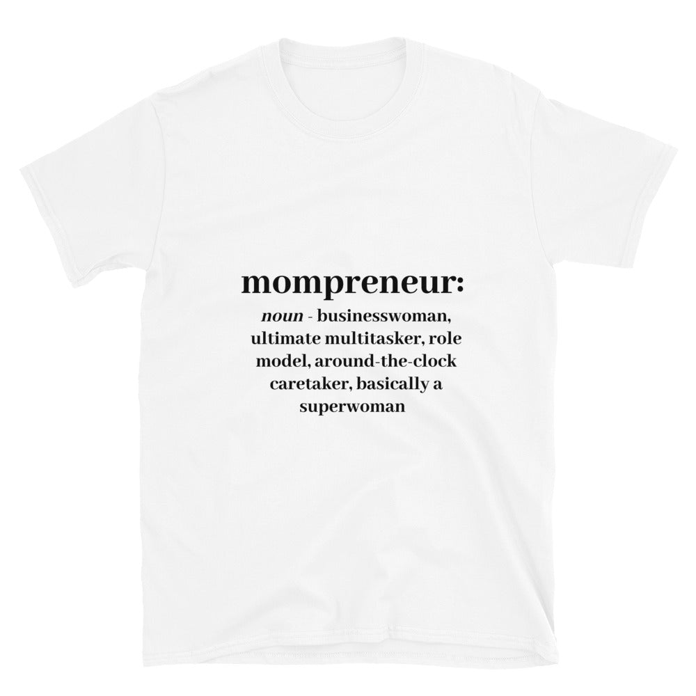 Mompreneur Short-Sleeve Women's White T-Shirt