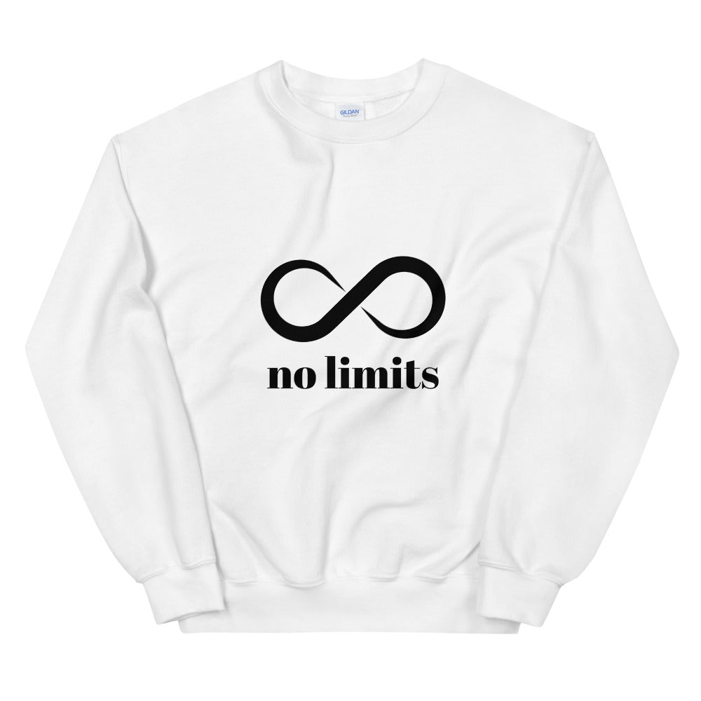 No Limits Unisex Adult Sweatshirt White/Red/Black/Maroon