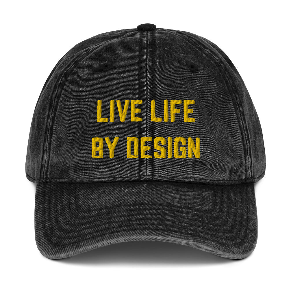 Live LIfe By Design Vintage Cotton Twill Cap