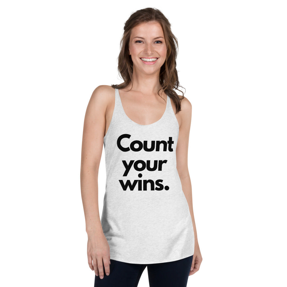 Count Your Wins Women's Racerback Tank