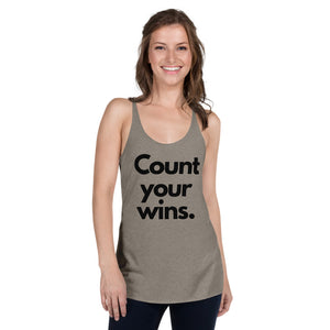 Count Your Wins Women's Racerback Tank